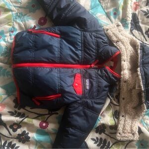 Patagonia Blue Puffer Jacket Quilted Insulation